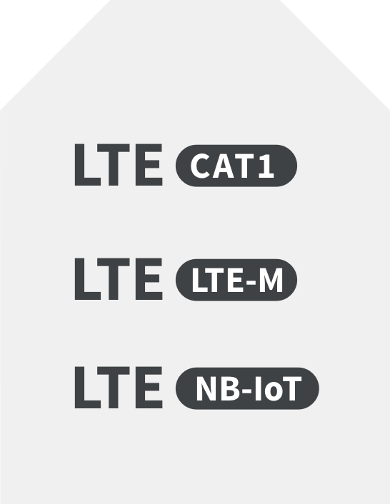 LTE CAT1, LTE-M, LTE NB-IoT